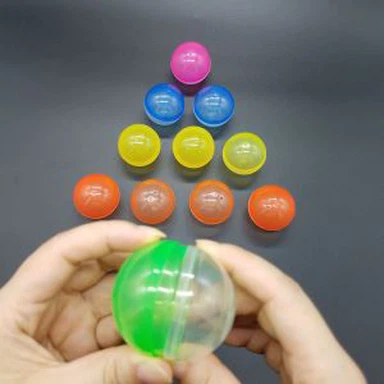 Plastique Transparent distributeur Capsule Capsule Toy pour distributeur automatique