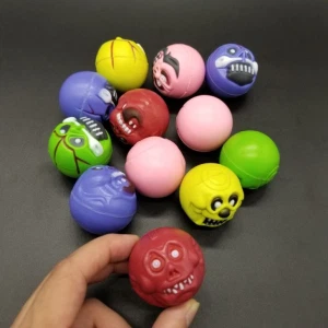 Balle rebondissante en caoutchouc 3D Monster