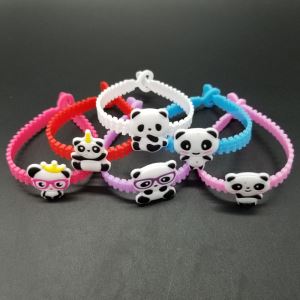Bracelet jouet Panda en caoutchouc PVC