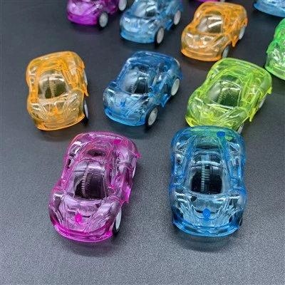 Voiture de course à retrait transparente